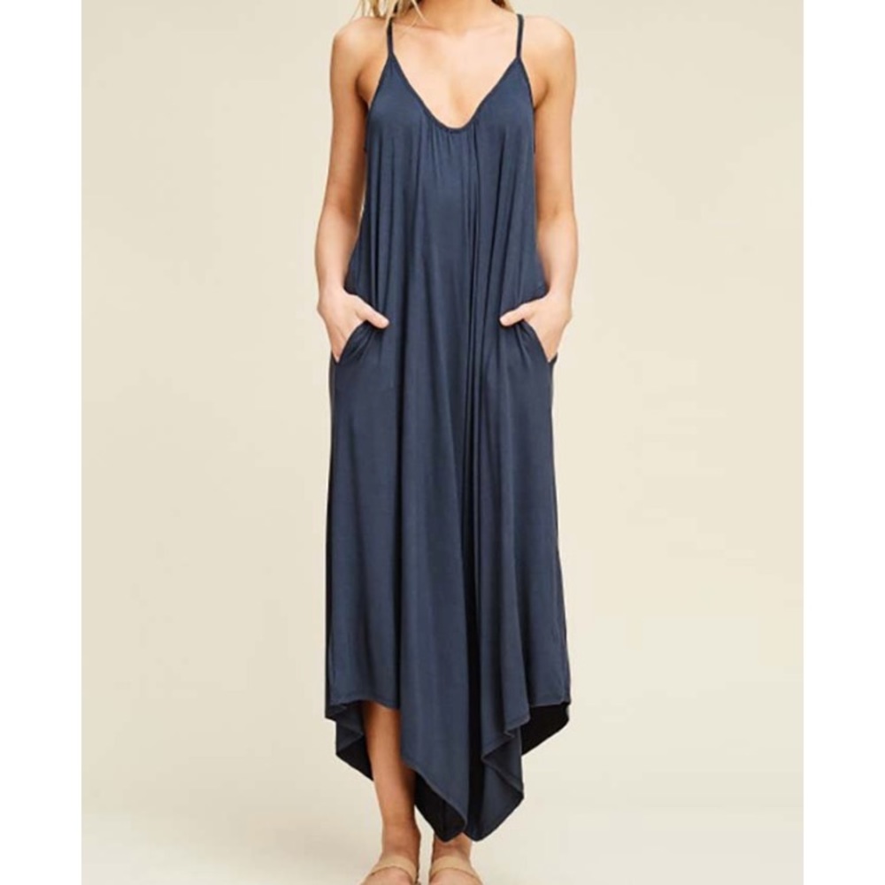 Blue-grey Gozon Rebecca Strap Jumpsuit